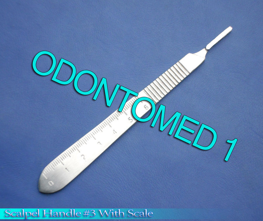 24 SCALPEL HANDLE # 3 WITH SCALE