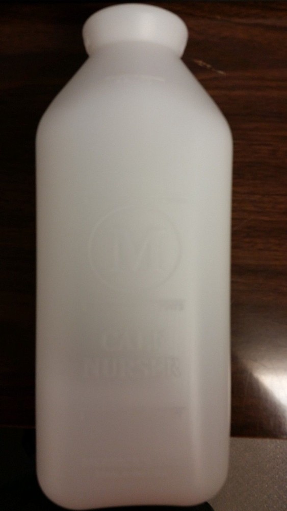 Merrick's Calf Bottle ONLY Snap On 2 Quart Heavy Plastic Dairy Nursing