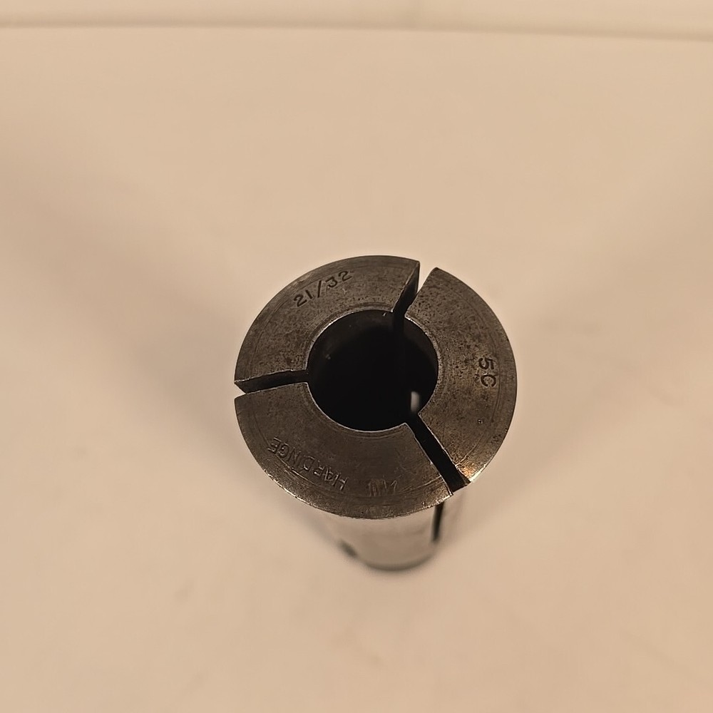 Hardinge 5C Round Collet 21/32" Internal & External Threads