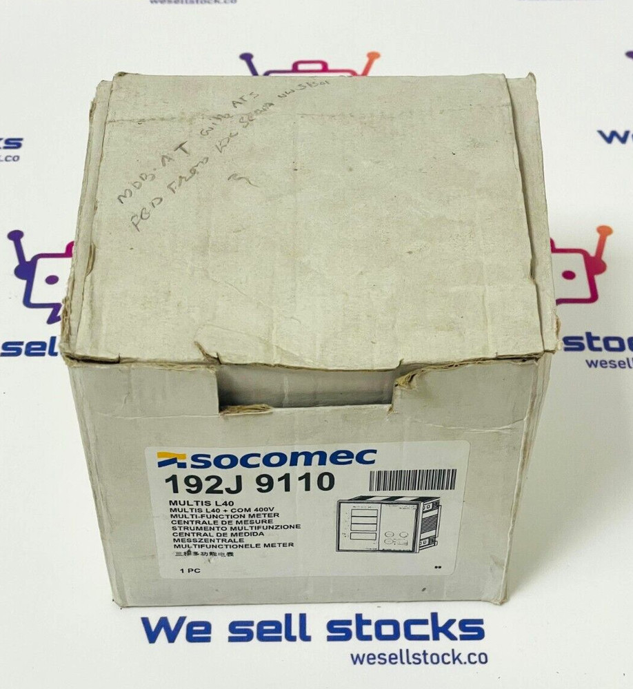 SOCOMEC MULTIS L40 Digital Multi Function Meter 192J9110