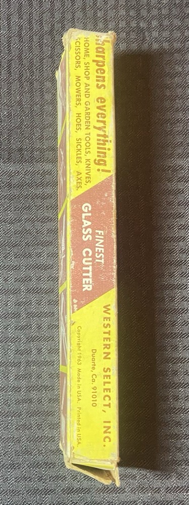 Vintage 1960s Selectool Master Sharpener In Original Box