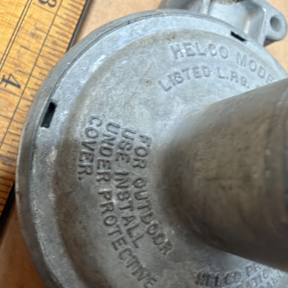 Helco Model 60 Propane Regulator