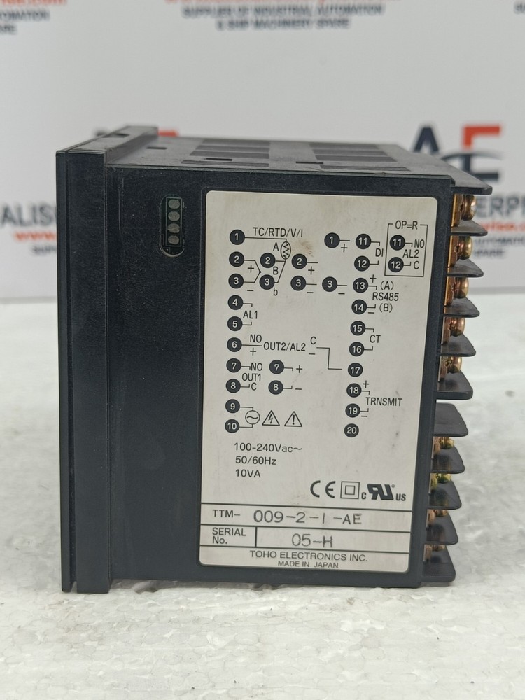 TOHO TTM-009 Temperature Controller TTM-009-I-AE