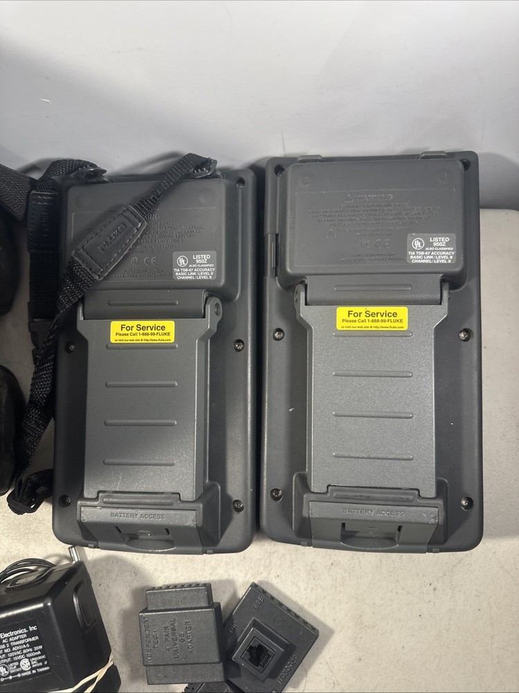 Fluke DSP-2000 Digital LAN Cable Analyzer & DSP-2000SR Smart Remote (read Desc)