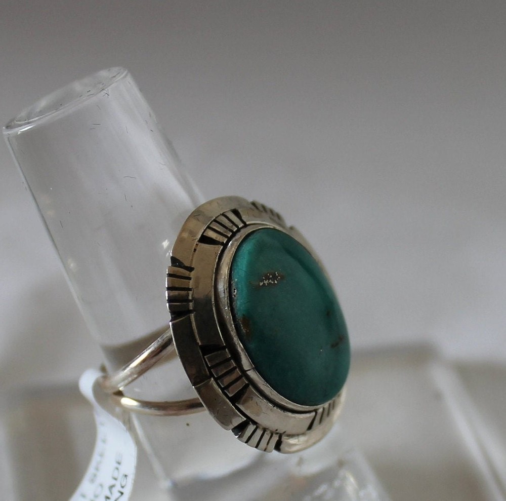 Blue Ridge Turquoise Ring Size 6.5