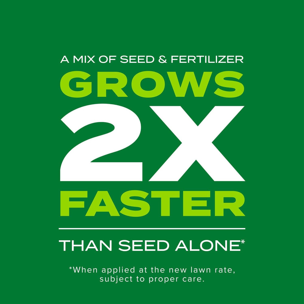 Turf Builder Rapid Grass Bermudagrass, Combination Grass Seed and Fertilizer, Gr