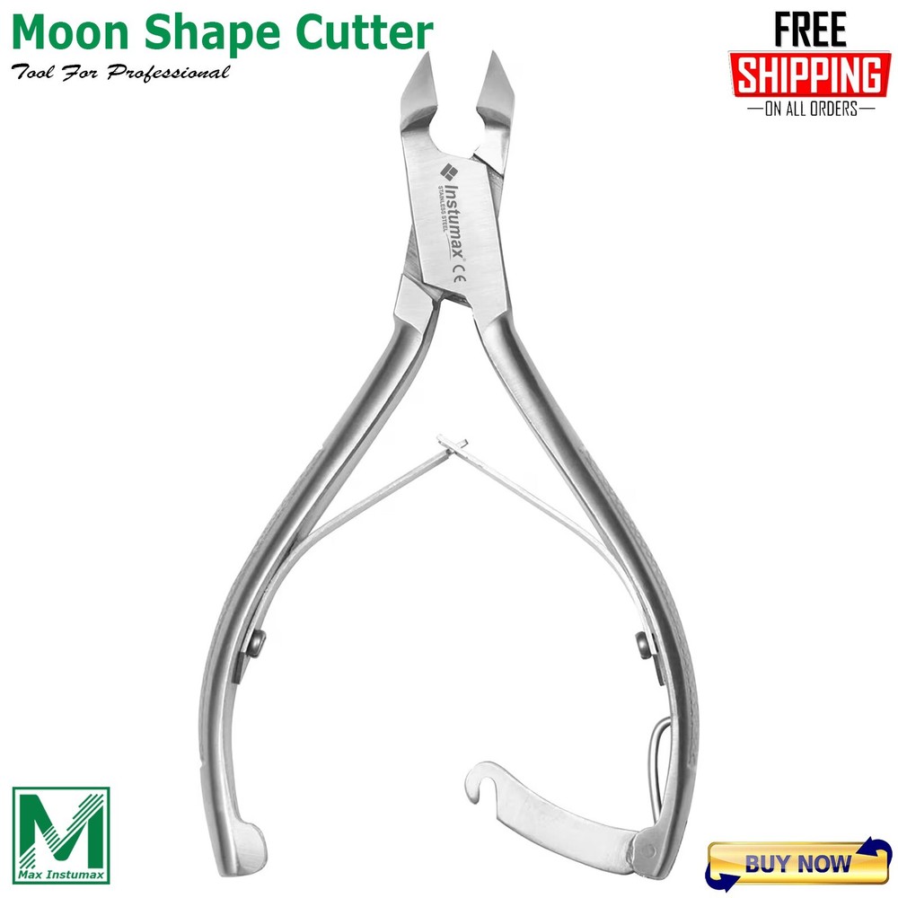 Professional Chiropody Toe Nail Cutter Clipper For Thick Nails Moon Shape Pliers