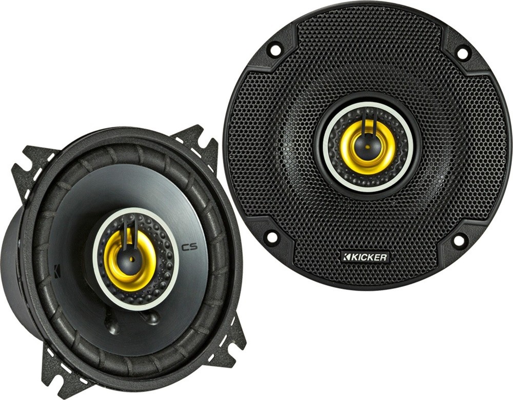 KICKER 46CSC44 CAR AUDIO STEREO 4" 2-WAY CS SERIES COAXIAL SPEAKERS SET/PAIR
