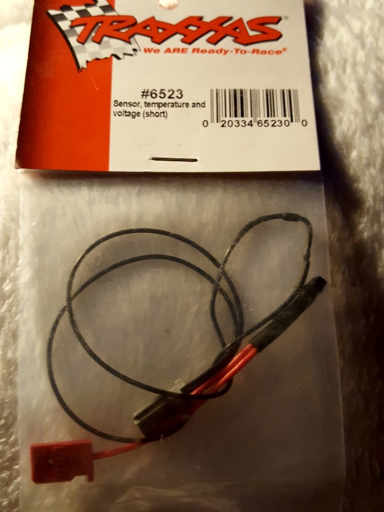 6523 Traxxas Sensor, temperature and voltage (short)