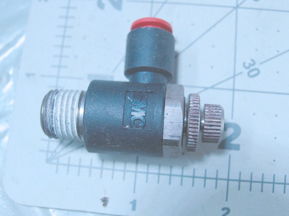 ( SMC # 2200F)  Adjustable Valve speed Controller 1/4" Tube Fitting