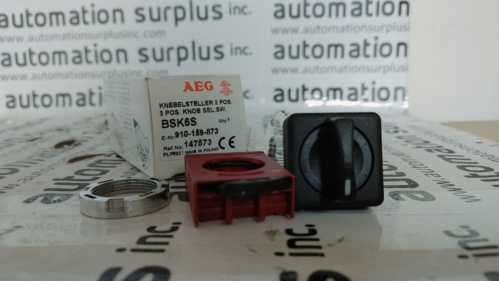 AEG BSK6S 3 POS KNOB SELECTOR SWITCH NEW!! QUANTITY!! WOW!!