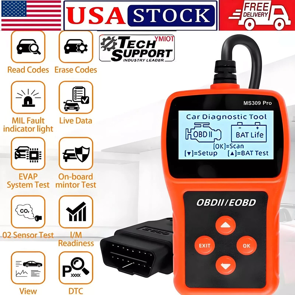 Automotive OBD2 Scanner OBD Code Reader Car Diagnostic Tool Check Engine Fault