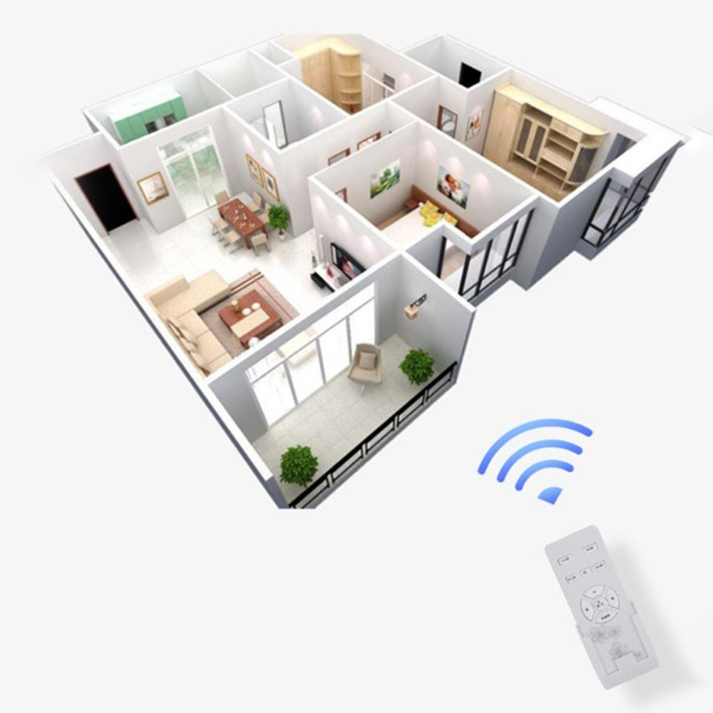 CEILING FAN LIGHTING REMOTE CONTROL WITH BUILT IN TIMER FOR ENERGY EFFICIENCY