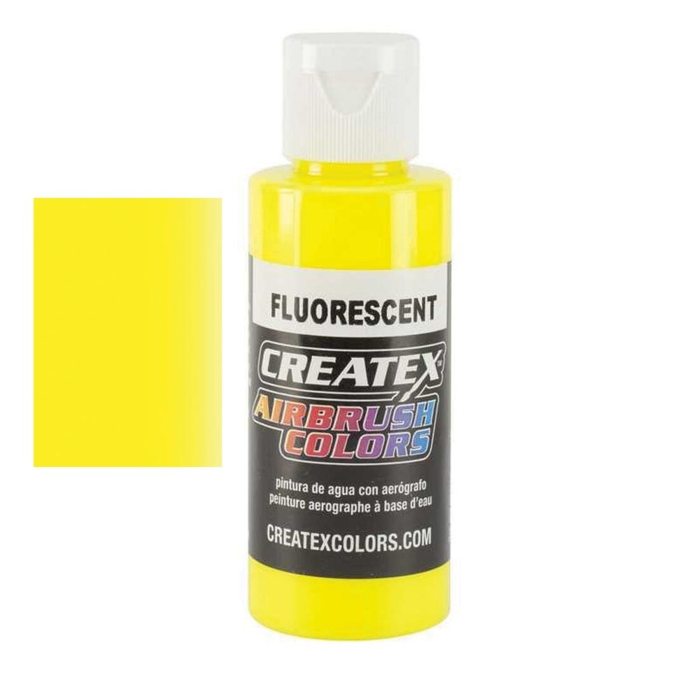 Createx Airbrush Color 4 oz. Fluorescent Yellow