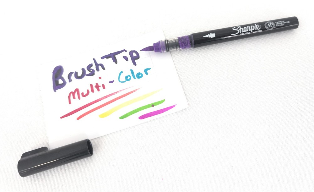 Sharpie Markers: 16ct Permanent Creative Marker Lot: BRUSH TIP Multi-Color