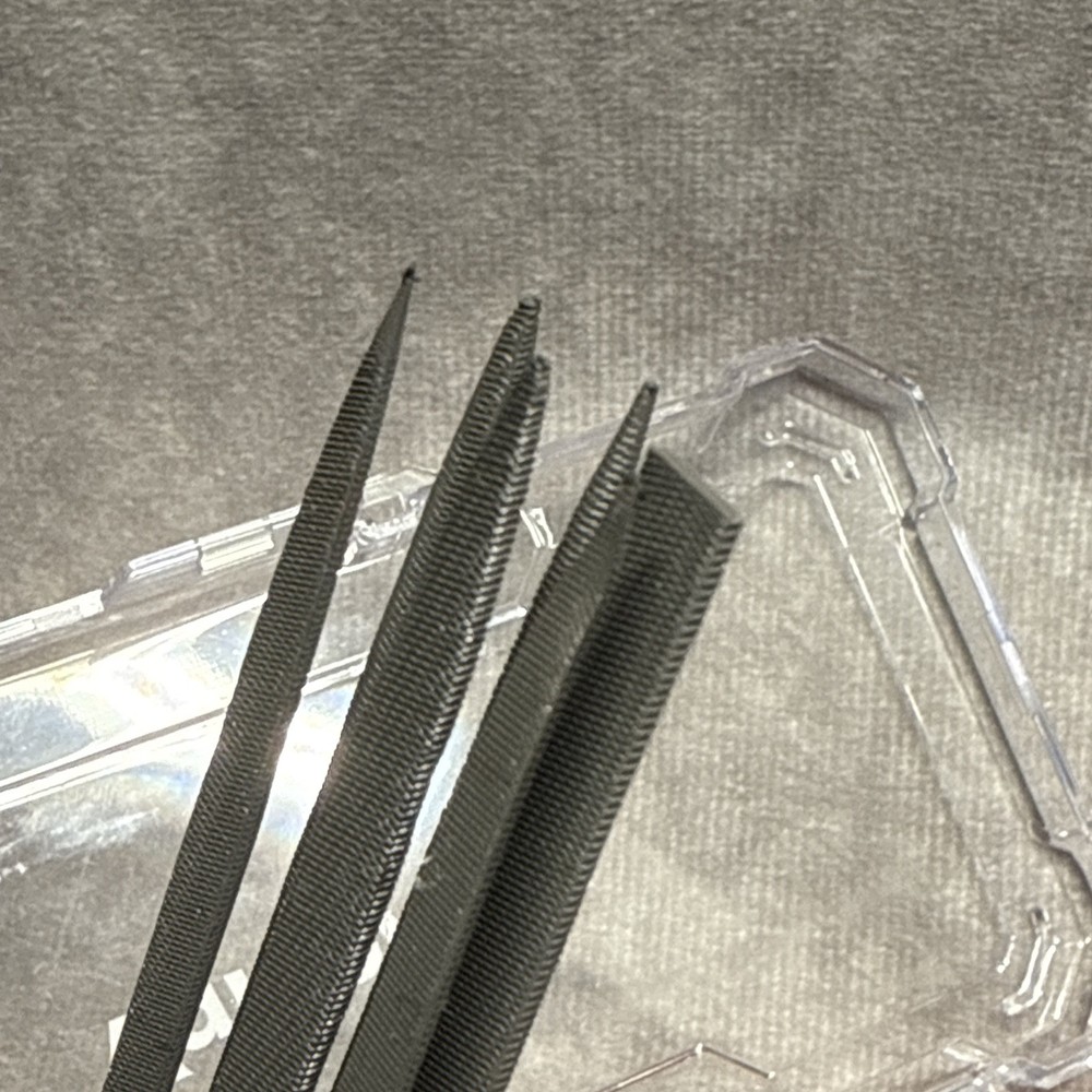 ValueMax 7PC Needle File Set Interchangeable Flat Round Square Triangle