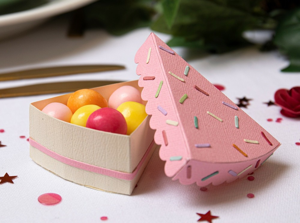 Sizzix Thinlits Cake Slice Box 10PK set #665883 Retail $28.99 by Kath Breen