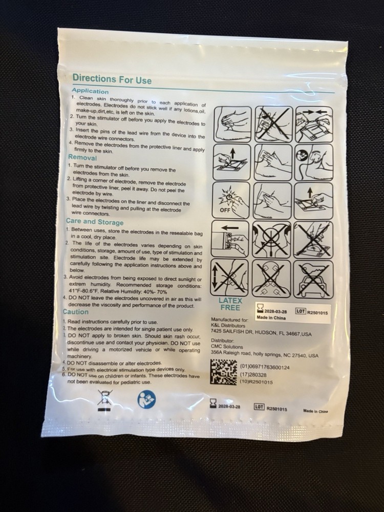 Self Adhesive Electrode Pads For TENS Unit