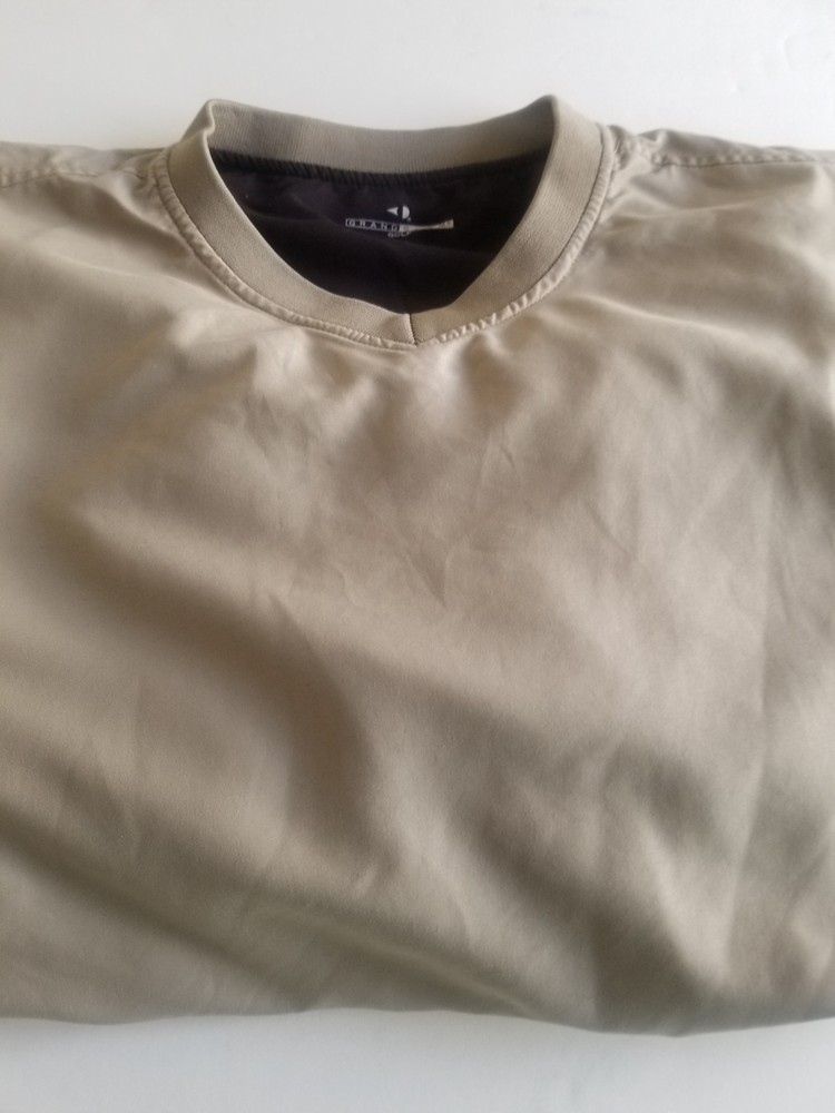 Men’s Grand Slam Windbreaker Size Large, Pullover, V-neck