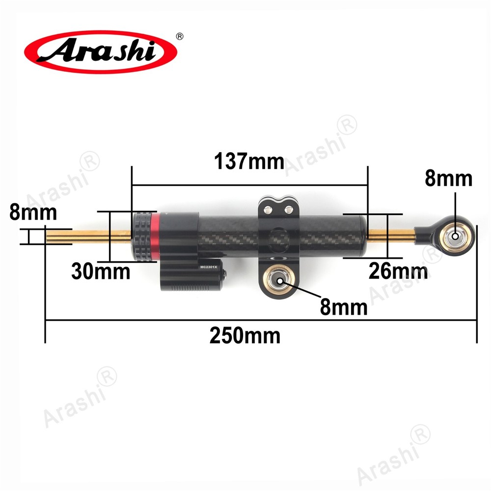 For Kawasaki Versys 1000 2012-2016 2015 2014 Steering Damper Stabilizer+Bracket