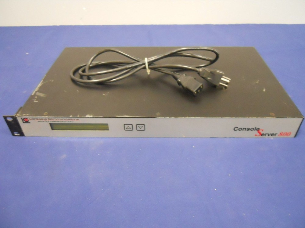 Lightwave Communications Console Server 800 Switch Power Cord Free Shipping