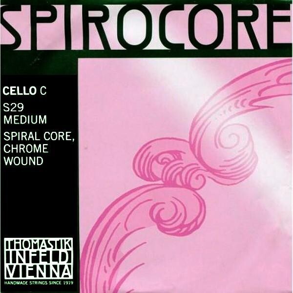 LARSEN SPIROCORE Cello Strings GC Set chrome wound