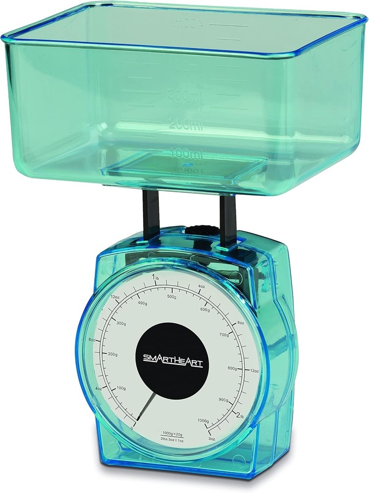 Smartheart Mechanical Kitchen Scale | Simple One-Step Calibration | Precise Meas