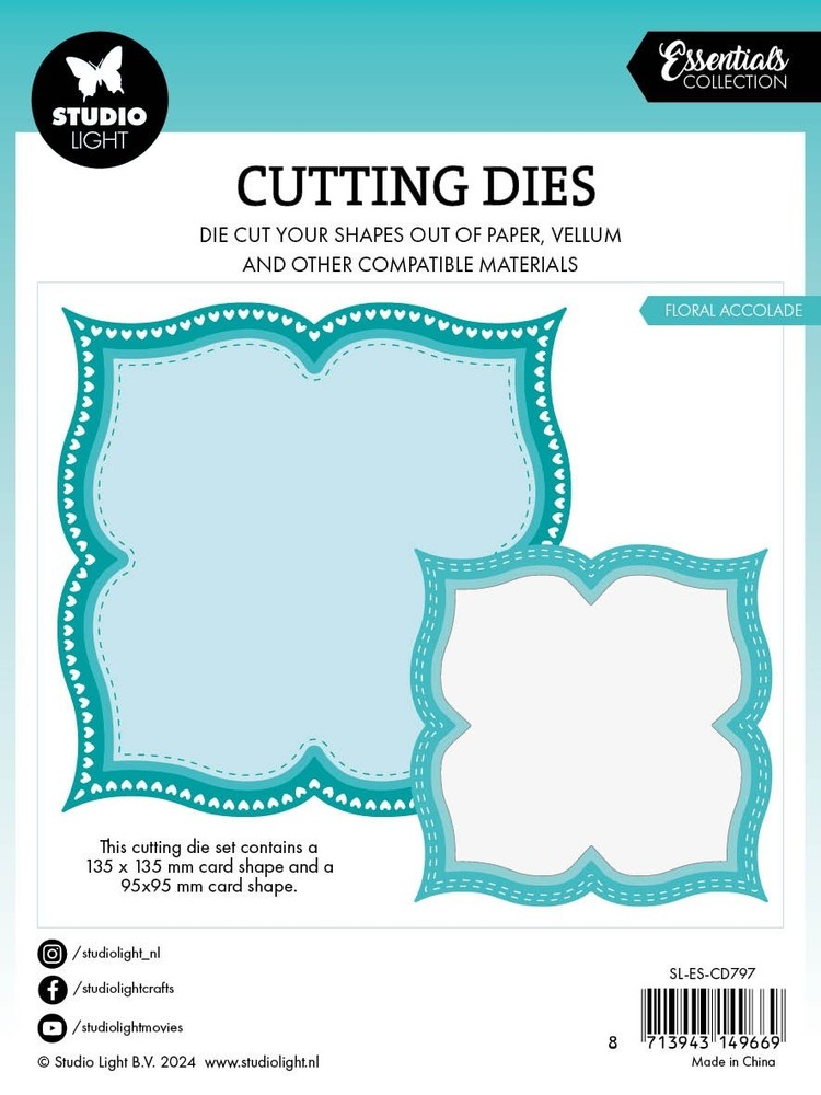 Studio Light Essentials Cutting Die-Nr. 797, Floral Accolade