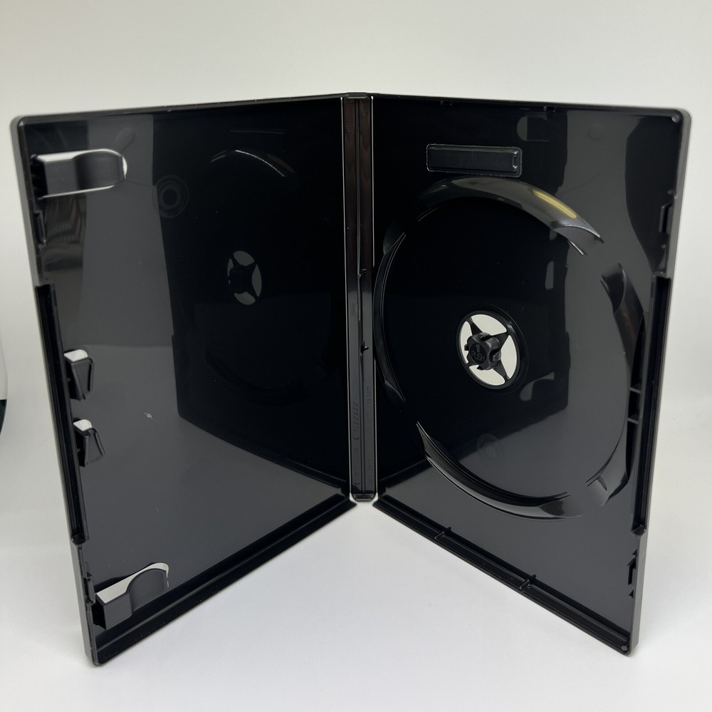 10 TOP QUALITY 14MM SINGLE DVD CASE FLEXBOX, BLACK, PSD12-LS#9