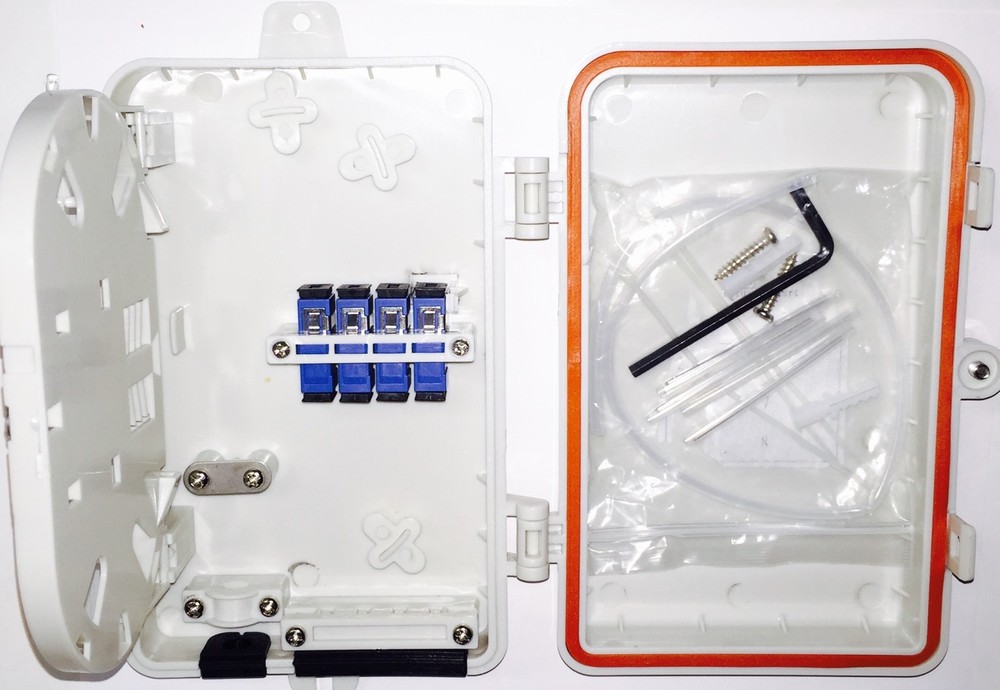 FTB-0102 Terminal box(Wall mounted) panel,2Cores FTTH box - 14351