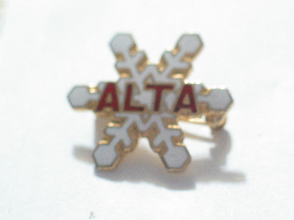 Alta Snowflake Ski Pin