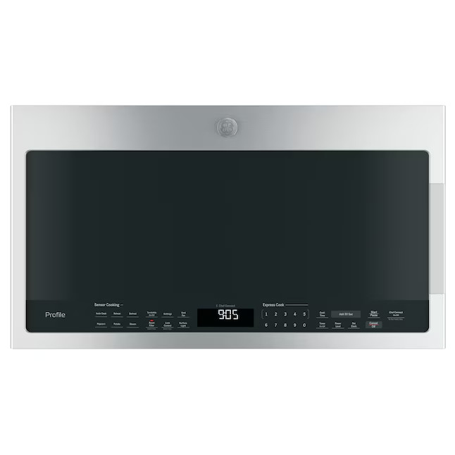 GE Profile 2.1-cu ft Over-the-Range Microwave with Sensor Cooking