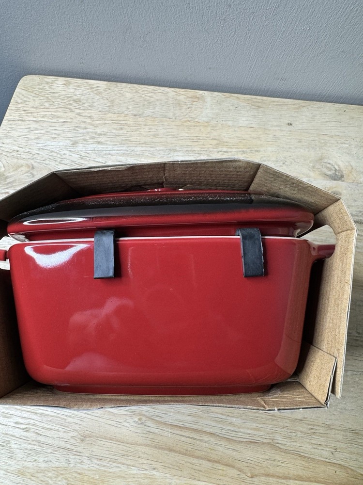 Smart Ceramics Large Baker Burgundy New
