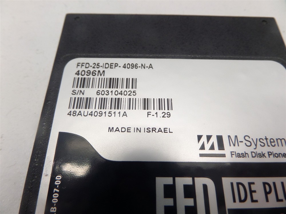 M-Systems FFD IDE Plus Flash Disk 4096M FFD-25-IDEP-4096-N-A