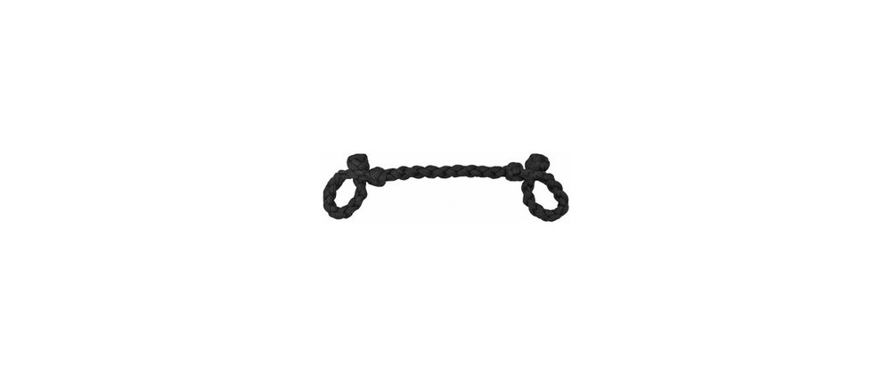 Nylon Braided Slobber Bar Curb Strap