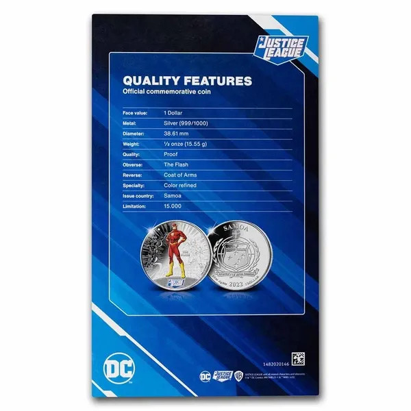 2022 The Flash 1/2 oz silver coin