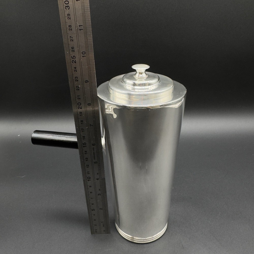 Restoration Hardware Silver Plated Gentleman's Coffee Server Bakelite Handle