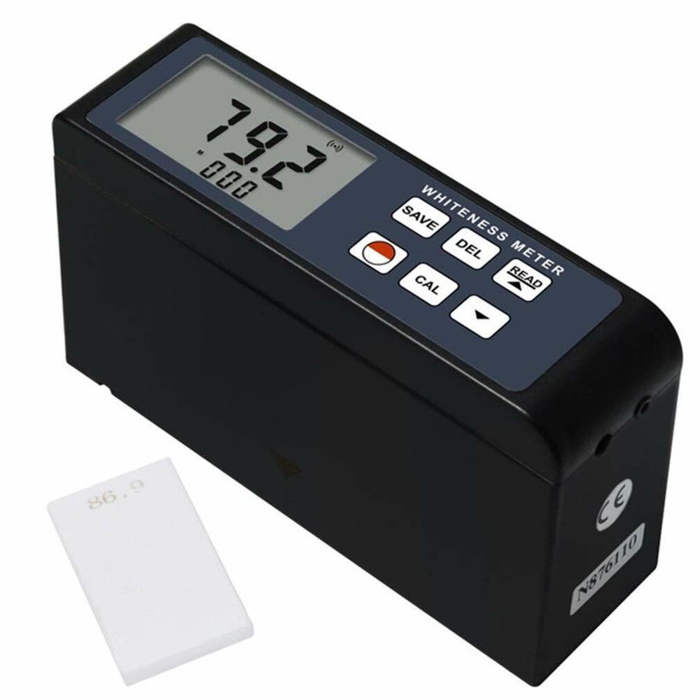 Handheld Whiteness Meter with Range 0%~120% Resolution 0.1% for Textile Dyeing