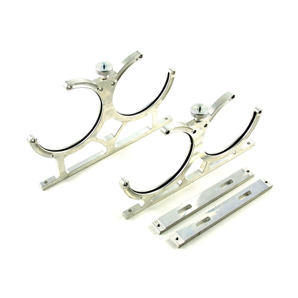 Speedmaster Nitrous Oxide NOS Billet Aluminum Dual /Double Bottle Holder Bracket