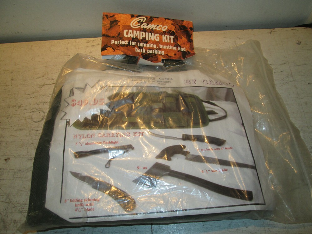 Camco Camping Kit, 5PC, Camping, Hunting, Back Packing, NIP
