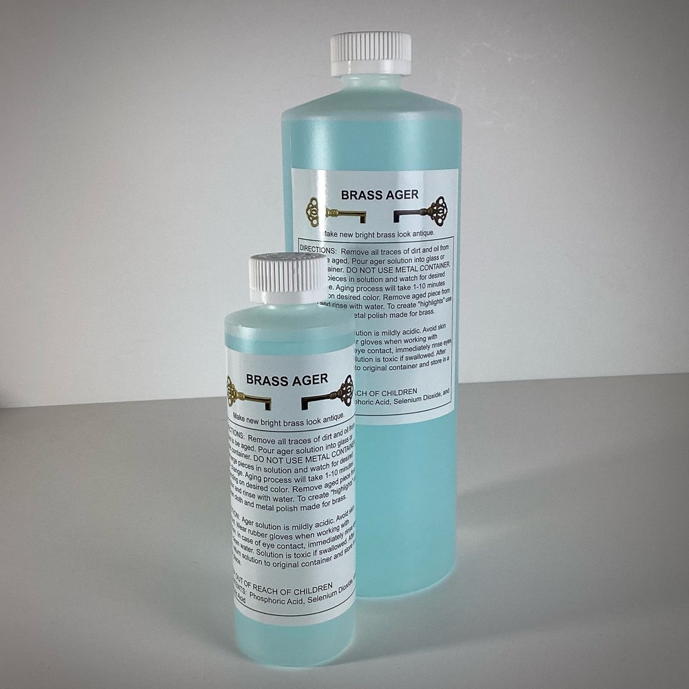 Brass Ager / Brass Aging Solution 8 oz or 32 oz