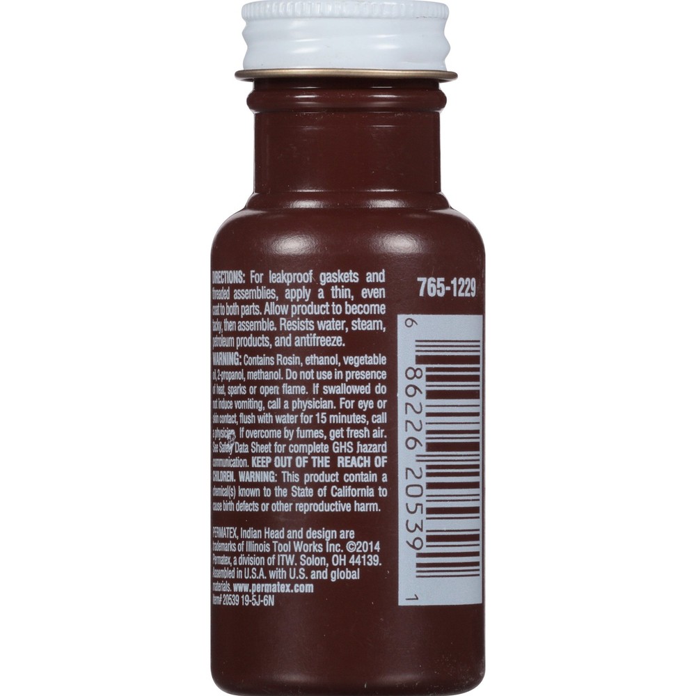 Permatex 20539 Indian Head Gasket Shellac Compound 2 oz.