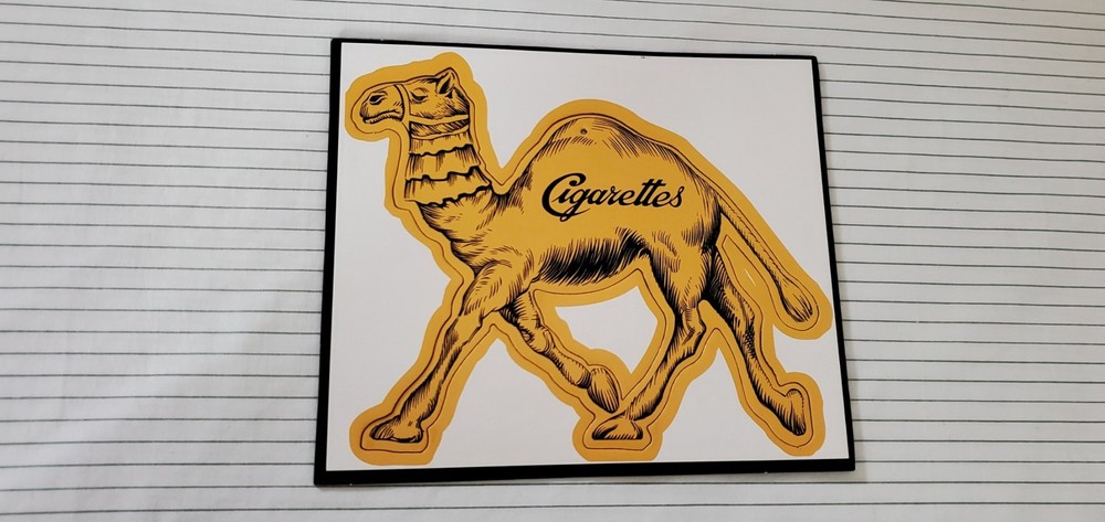 RARE 1996 CAMEL RED KAMEL DANGLER STORE DISPLAY 2 – SIDED DISPLAY NEVER USED