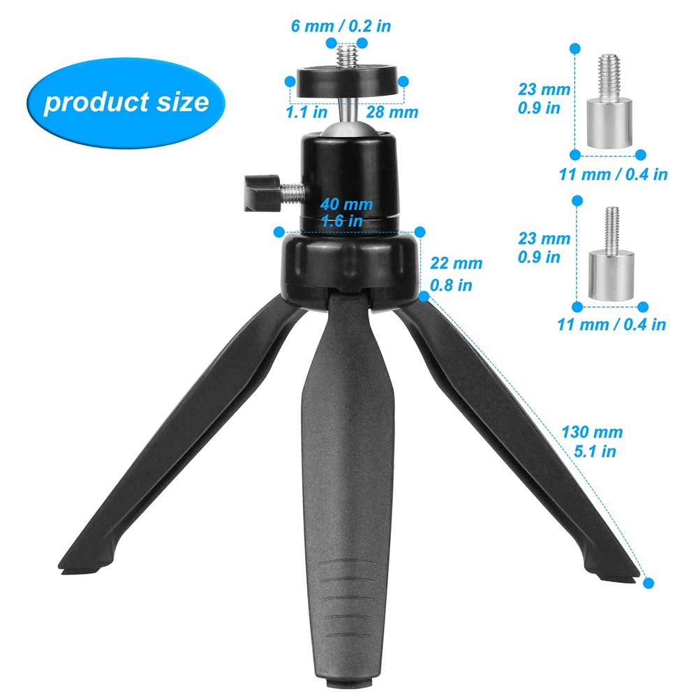Mini Projector Tripod Compact Desktop Tripod Stand for Mini Projectors