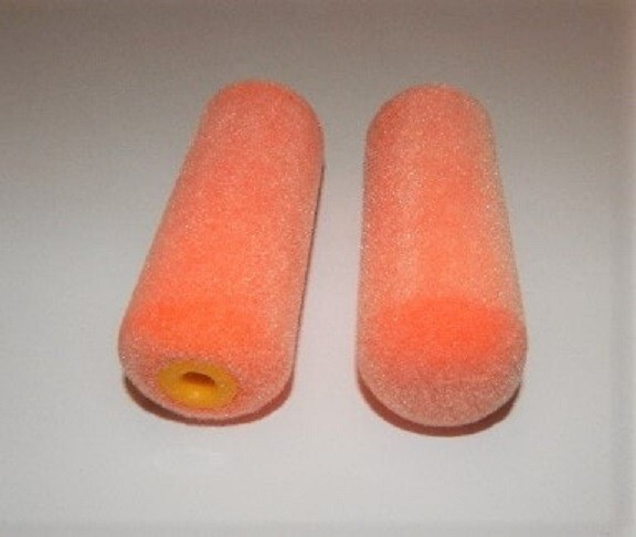 10 - 4" Flocked Foam Mini Paint Rollers