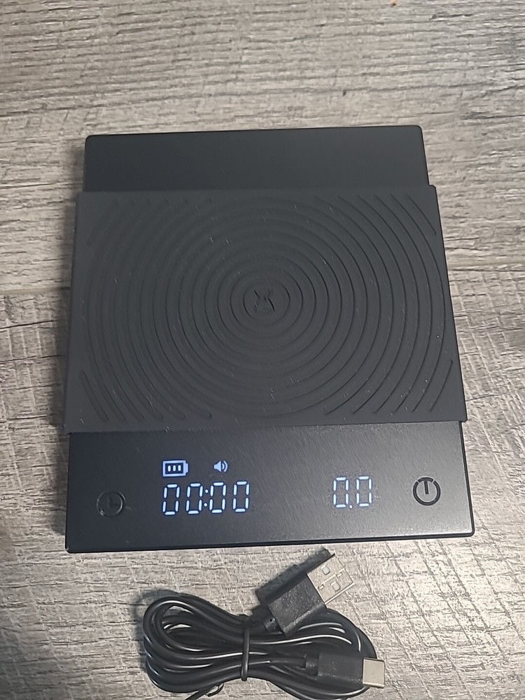 Black White Mirror Electronic Scale Coffee Scale Smart Digital Scale Kitchen