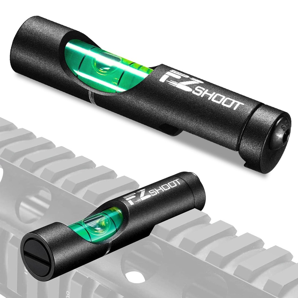 EZshoot Scope Level Leveling Kit, High Precision Big Bubble Black