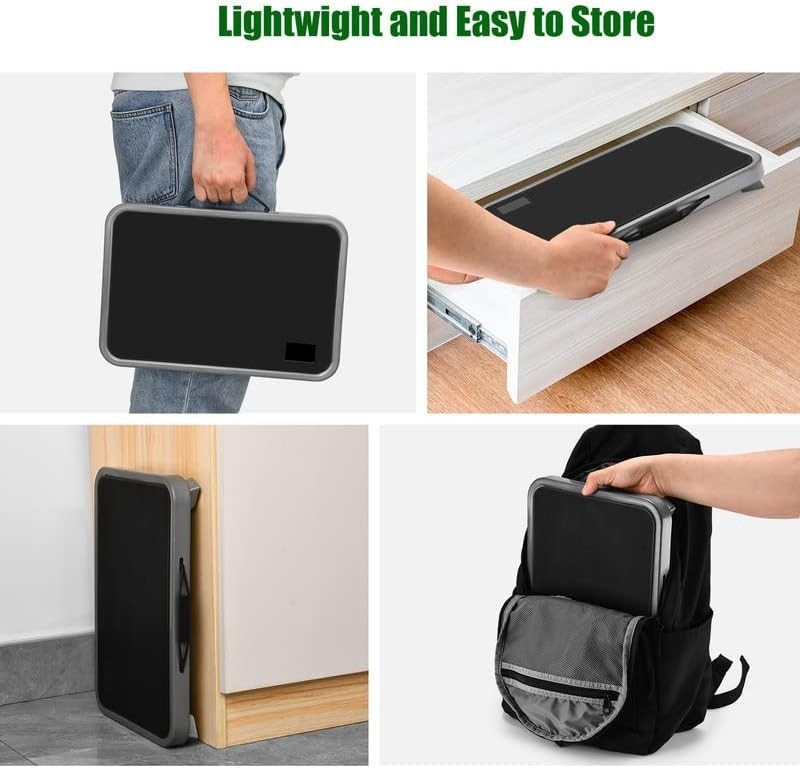 Multi-Purpose Foldable Step Ladder with Thick Rubber Feet - 330lbs Capacity