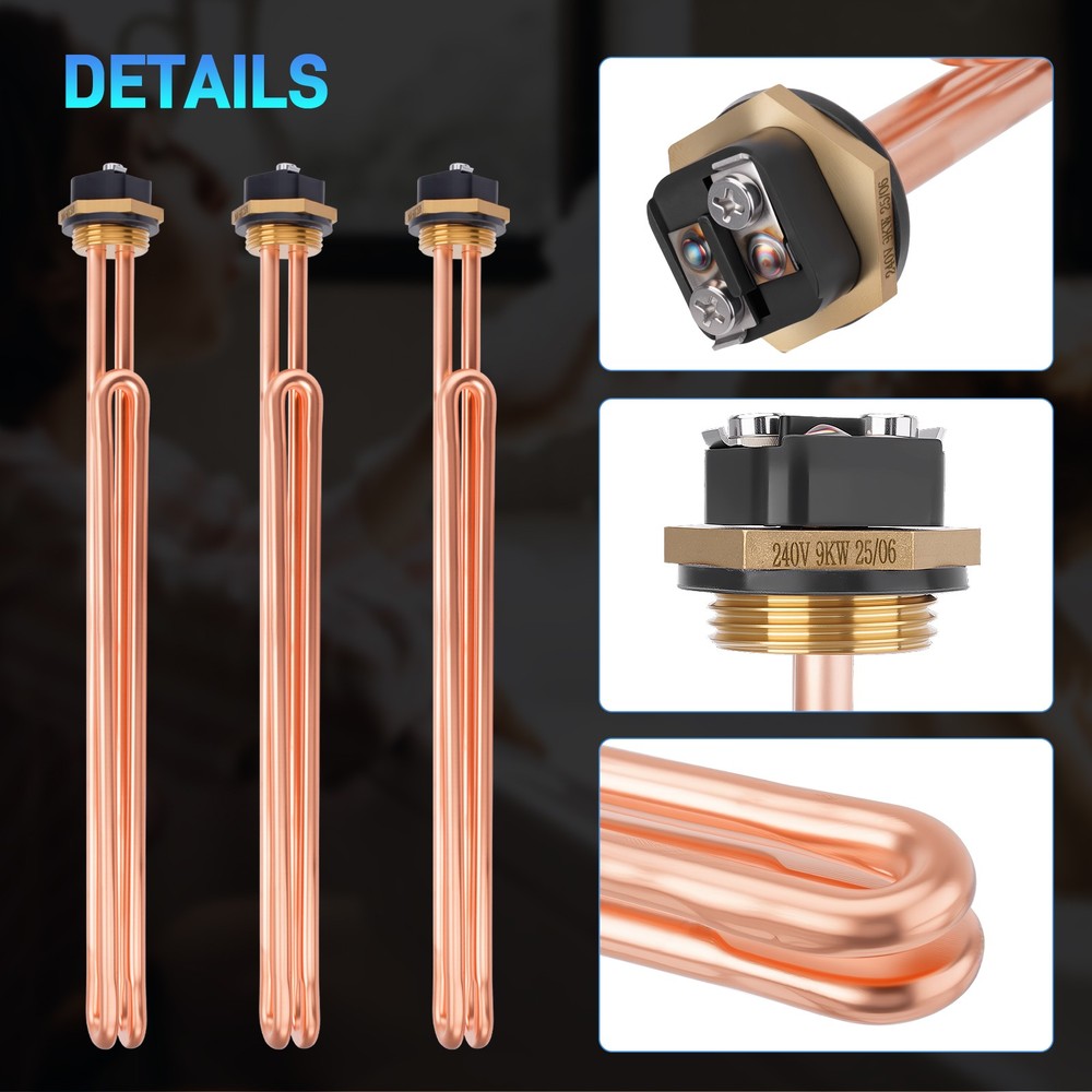 3PCS HE 90240 Water Heater Element Parts Compatible with Ecosmart ECO 18 ECO 24