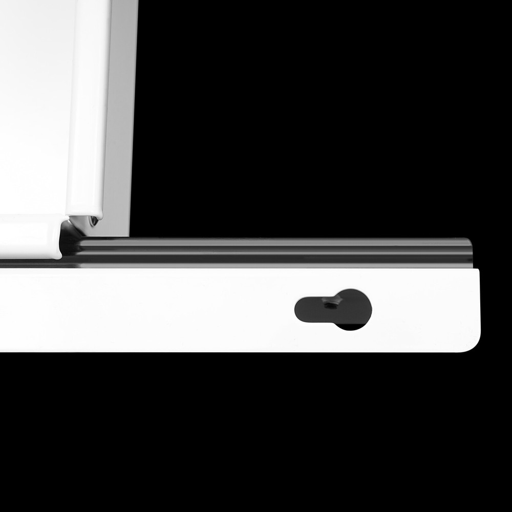 33" White Sliding Pull-Out Desk Drawer - Space Saver Organizer
